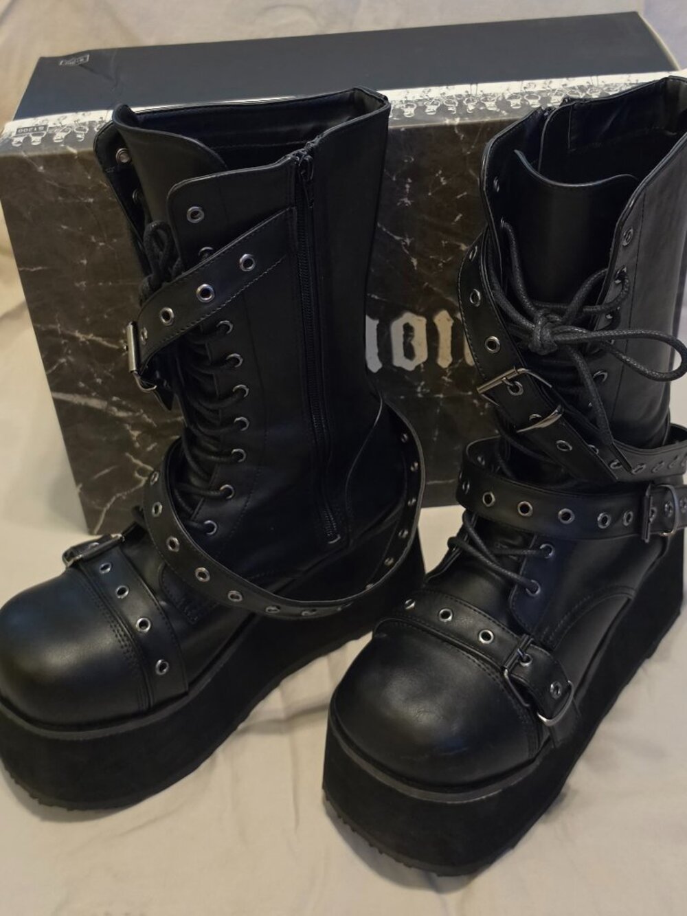 Demonia Trashville-205 (men's 8, women's 9.5 ish)